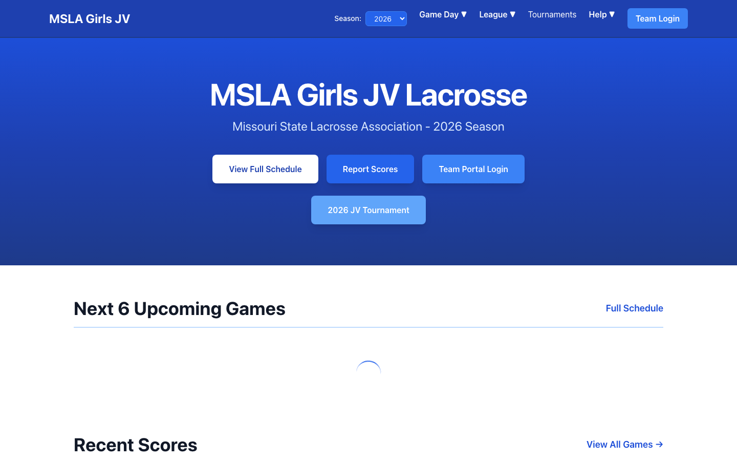 MSLA Girls JV Lacrosse homepage